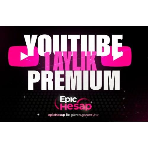  Anlık  Kendi Hesabına 1 Aylık Youtube Premium